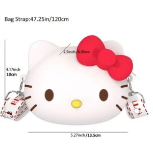 Nwtib. Hello Kitty Silicon bag with strap.